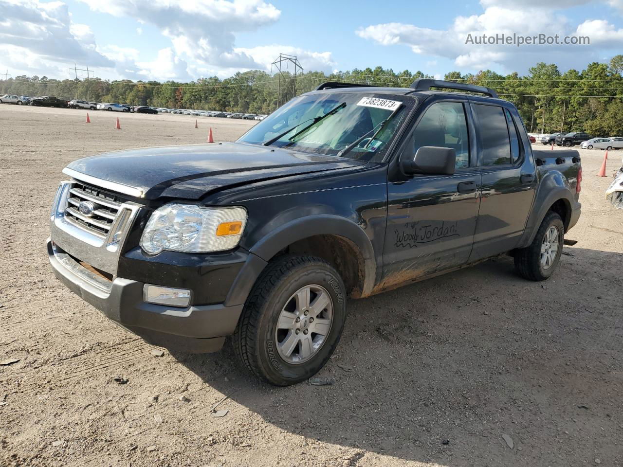 2010 Ford Explorer Sport Trac Xlt Black vin: 1FMEU3BE8AUA34794