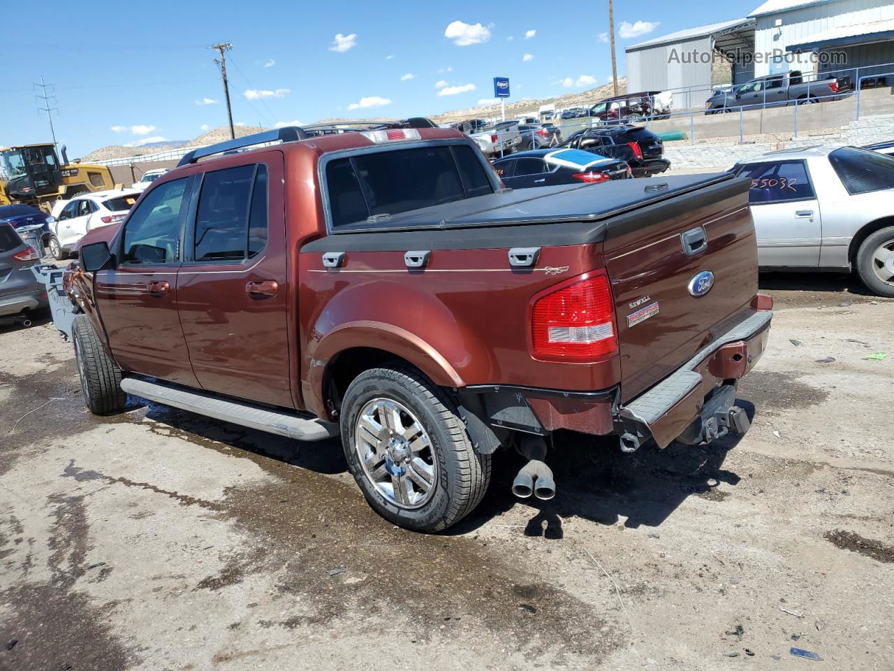 2010 Ford Explorer Sport Trac Limited Burgundy vin: 1FMEU3DE4AUA38628