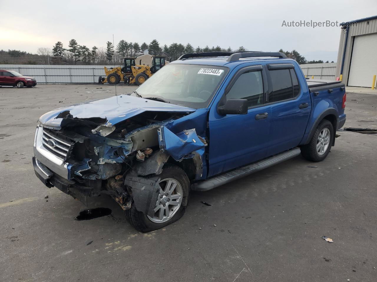 2010 Ford Explorer Sport Trac Xlt Blue vin: 1FMEU5BE4AUA34500