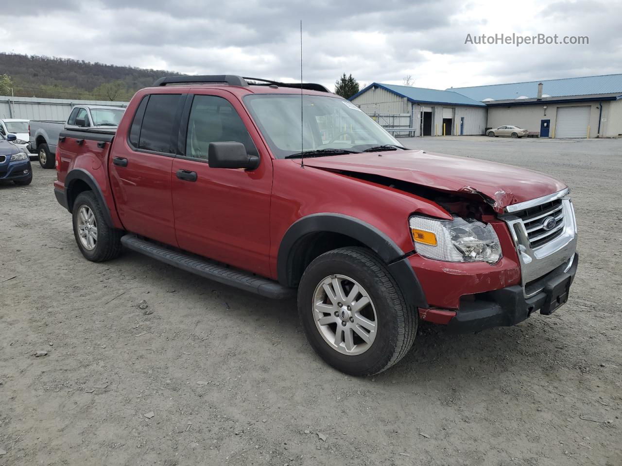 2010 Ford Explorer Sport Trac Xlt Red vin: 1FMEU5BE4AUF06811