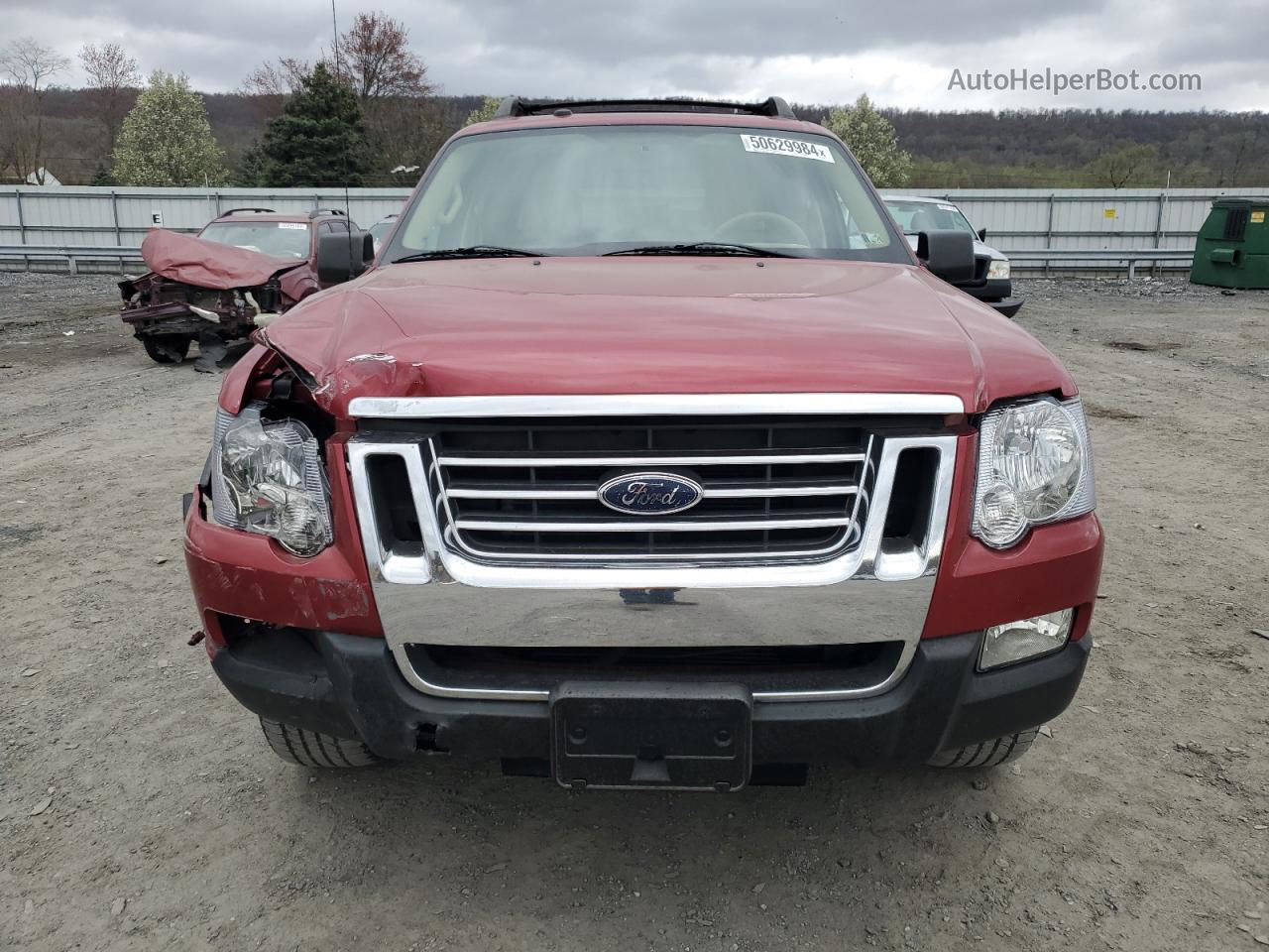 2010 Ford Explorer Sport Trac Xlt Red vin: 1FMEU5BE4AUF06811