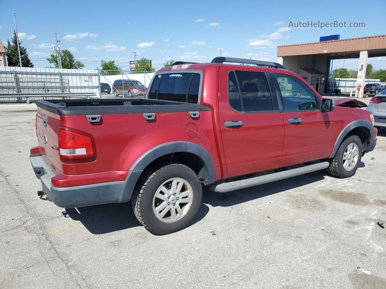 2010 Ford Explorer Sport Trac Xlt Red vin: 1FMEU5BE6AUF00203