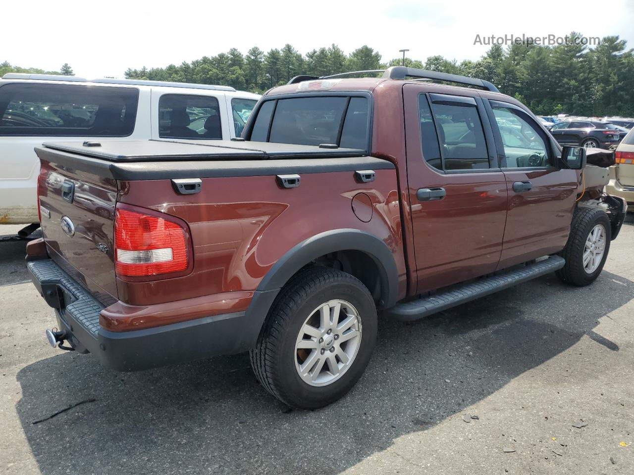 2010 Ford Explorer Sport Trac Xlt Maroon vin: 1FMEU5BE9AUF00602