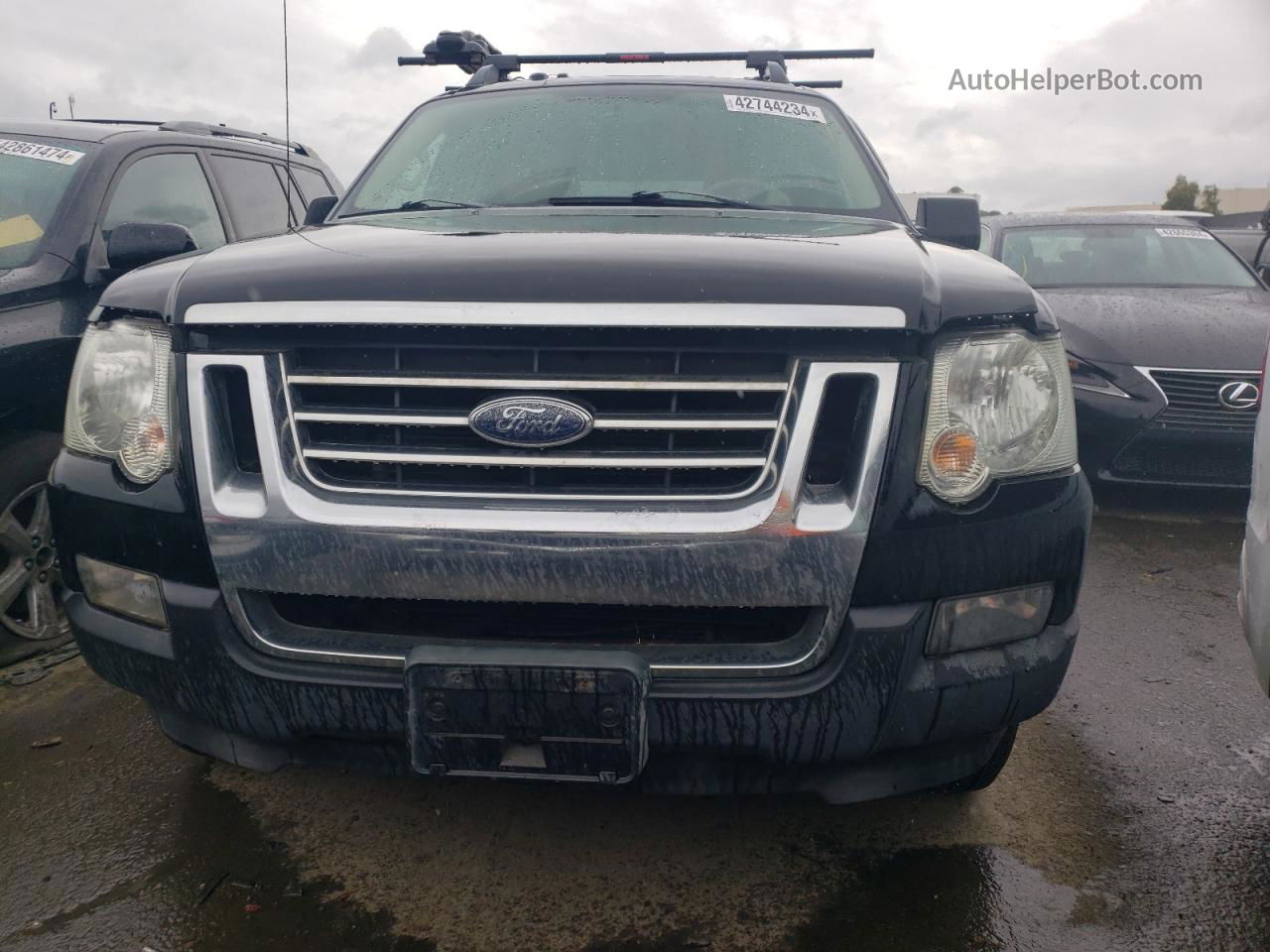 2010 Ford Explorer Sport Trac Xlt Black vin: 1FMEU5BEXAUF03752