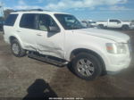 2010 Ford Explorer Xlt White vin: 1FMEU6DE0AUA43374