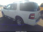 2010 Ford Explorer Xlt White vin: 1FMEU6DE0AUA43374