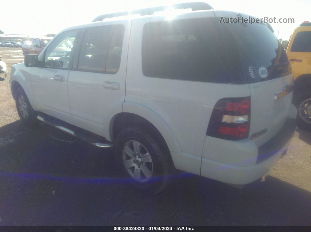 2010 Ford Explorer Xlt White vin: 1FMEU6DE0AUA43374