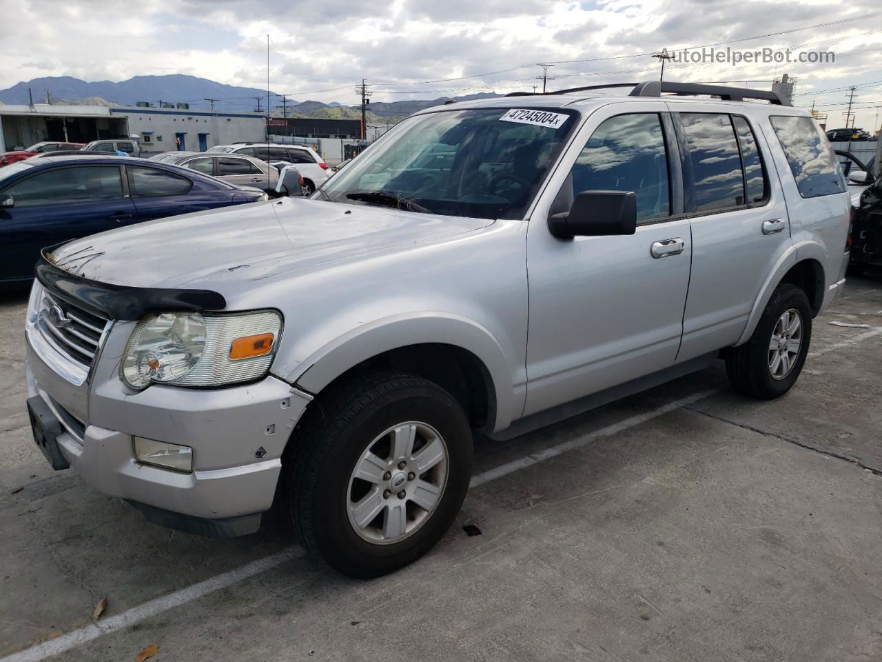 2010 Ford Explorer Xlt Silver vin: 1FMEU6DE0AUA93790