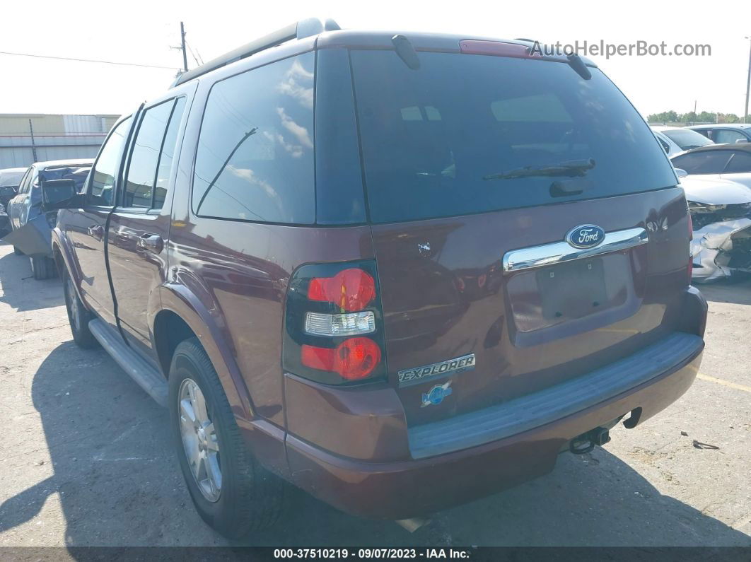 2010 Ford Explorer Xlt Maroon vin: 1FMEU6DE0AUA96446