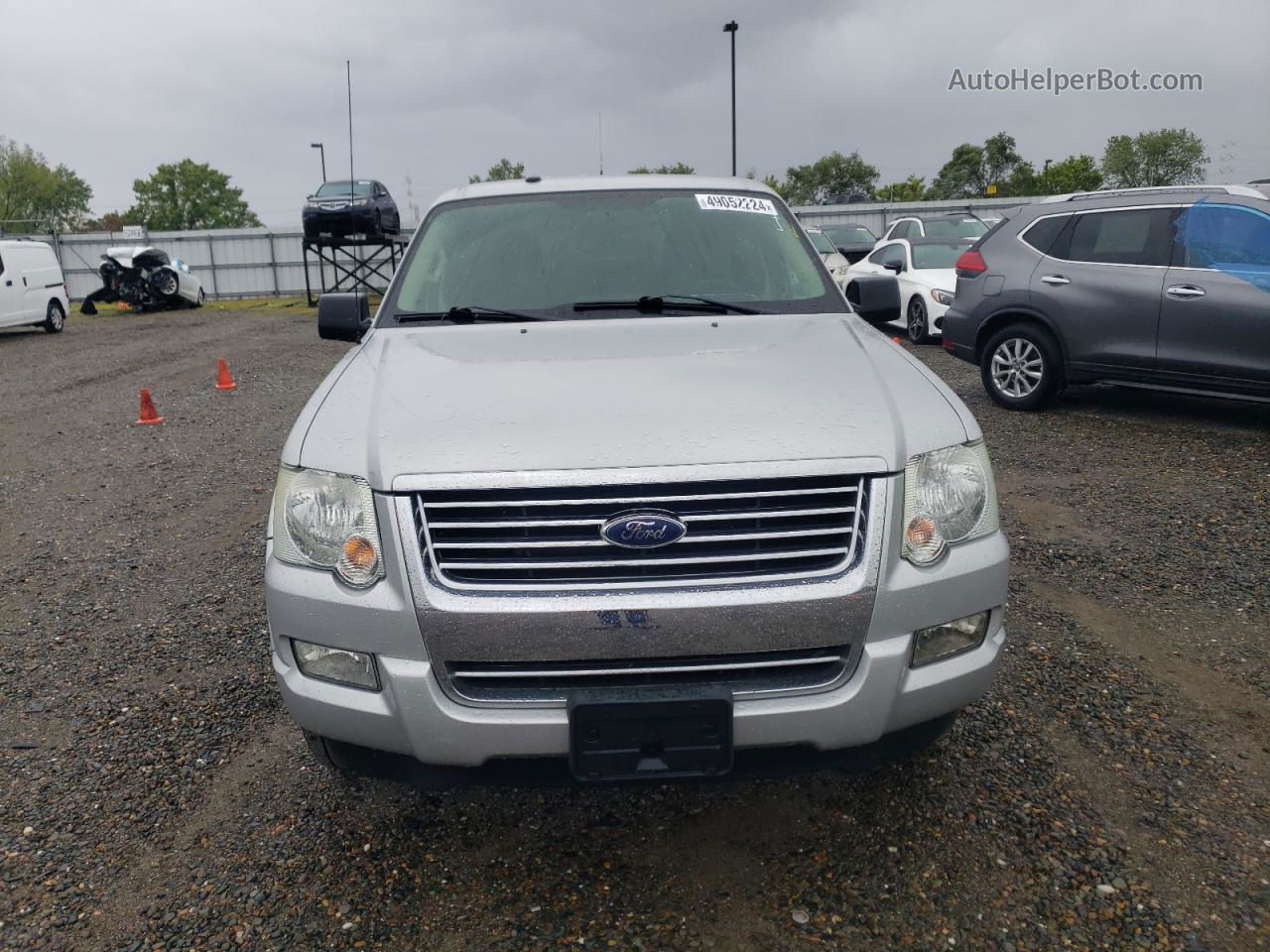 2010 Ford Explorer Xlt Silver vin: 1FMEU6DE0AUB06974