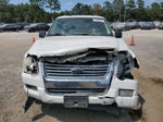 2010 Ford Explorer Xlt White vin: 1FMEU6DE1AUA10772