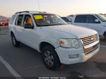 2010 Ford Explorer Xlt White vin: 1FMEU6DE1AUA69689