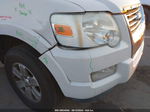 2010 Ford Explorer Xlt White vin: 1FMEU6DE1AUA69689