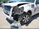 2010 Ford Explorer Xlt White vin: 1FMEU6DE2AUA11218