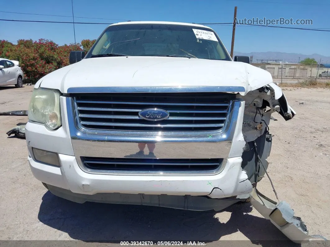 2010 Ford Explorer Xlt White vin: 1FMEU6DE2AUA11218