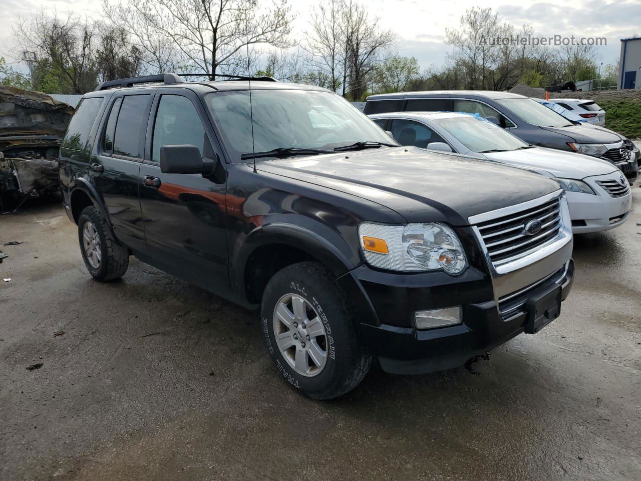 2010 Ford Explorer Xlt Black vin: 1FMEU6DE3AUA15049