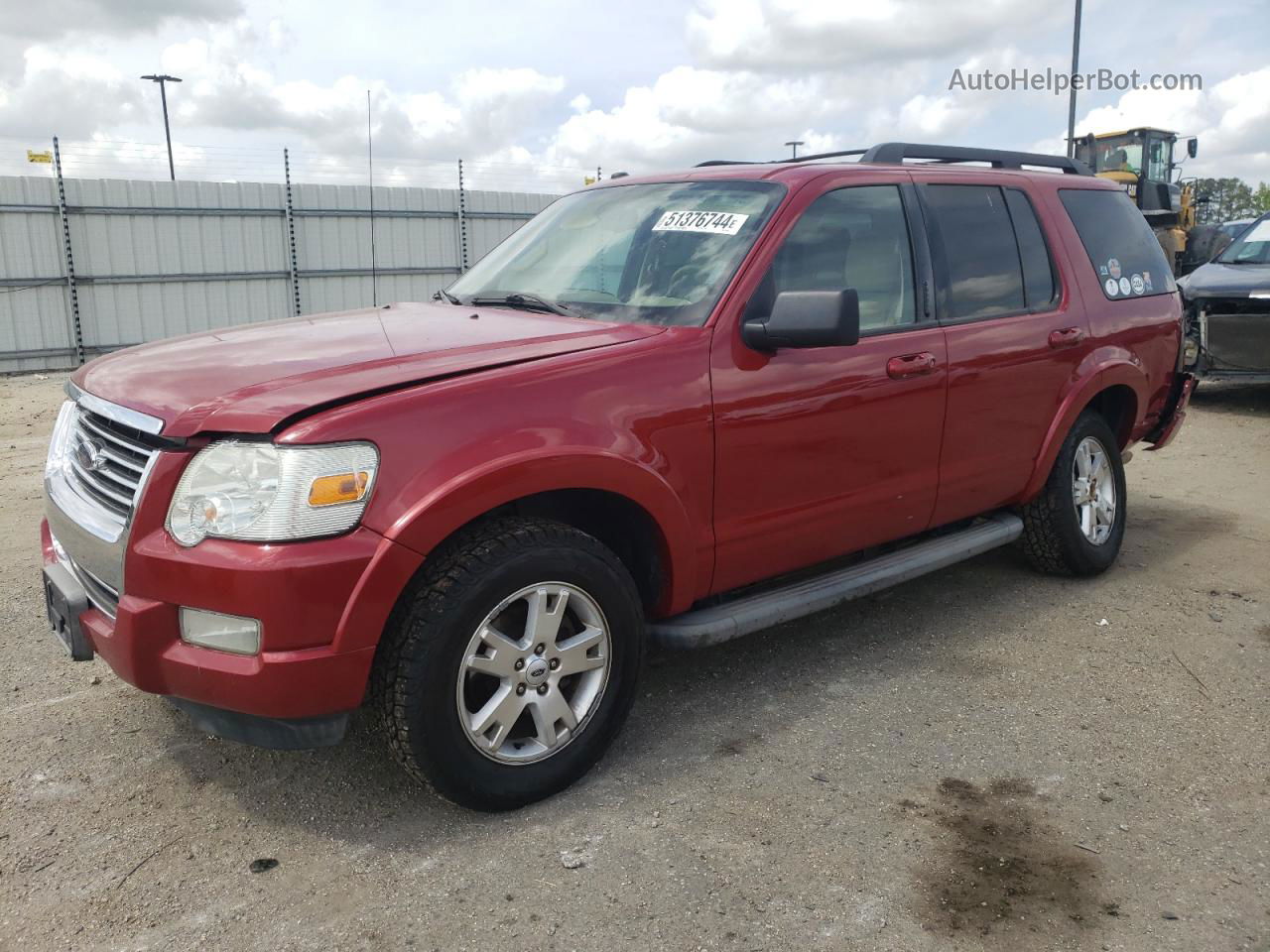 2010 Ford Explorer Xlt Burgundy vin: 1FMEU6DE3AUA91807