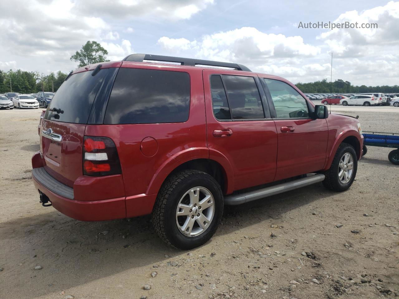 2010 Ford Explorer Xlt Burgundy vin: 1FMEU6DE3AUA91807