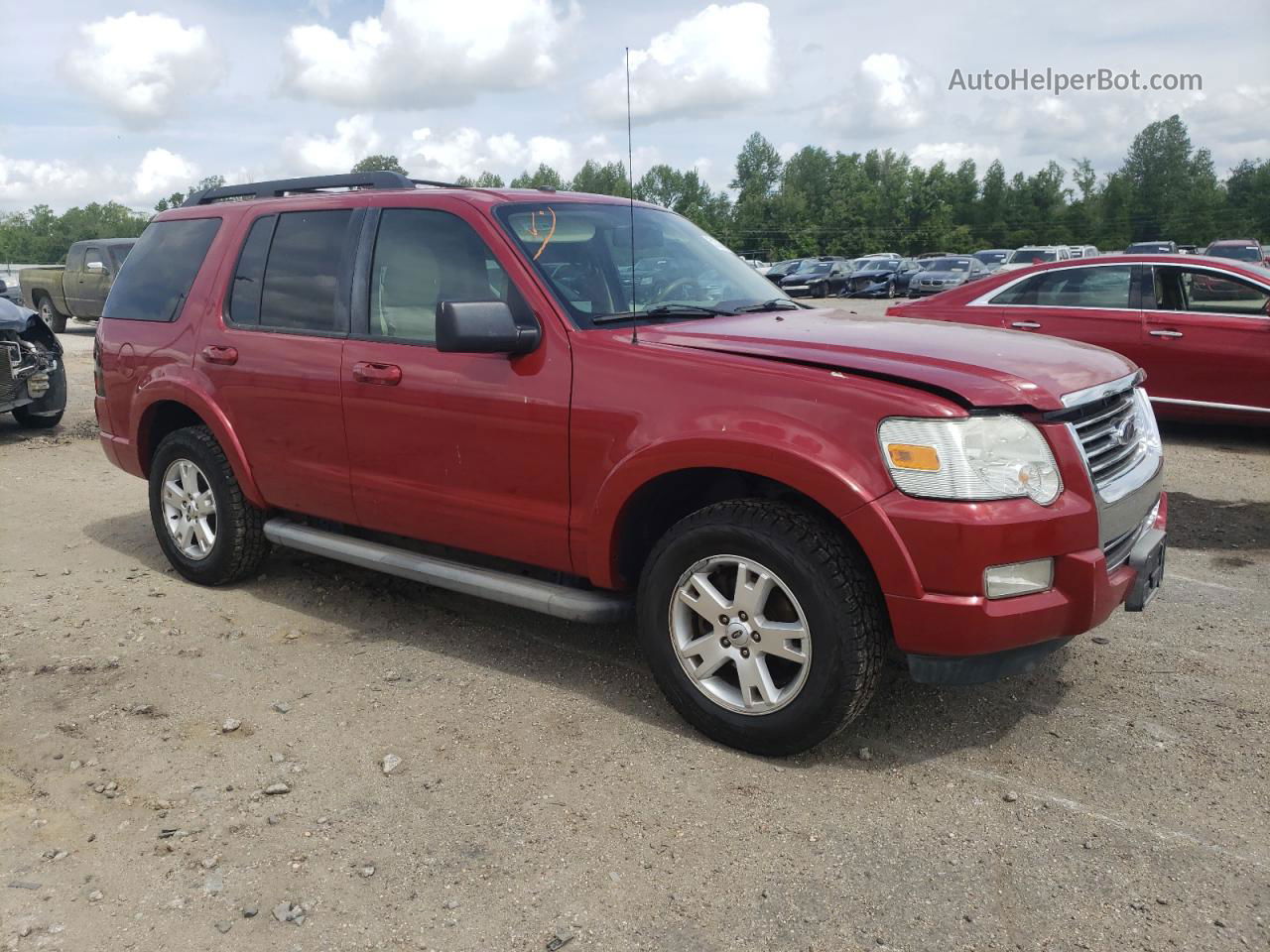 2010 Ford Explorer Xlt Burgundy vin: 1FMEU6DE3AUA91807