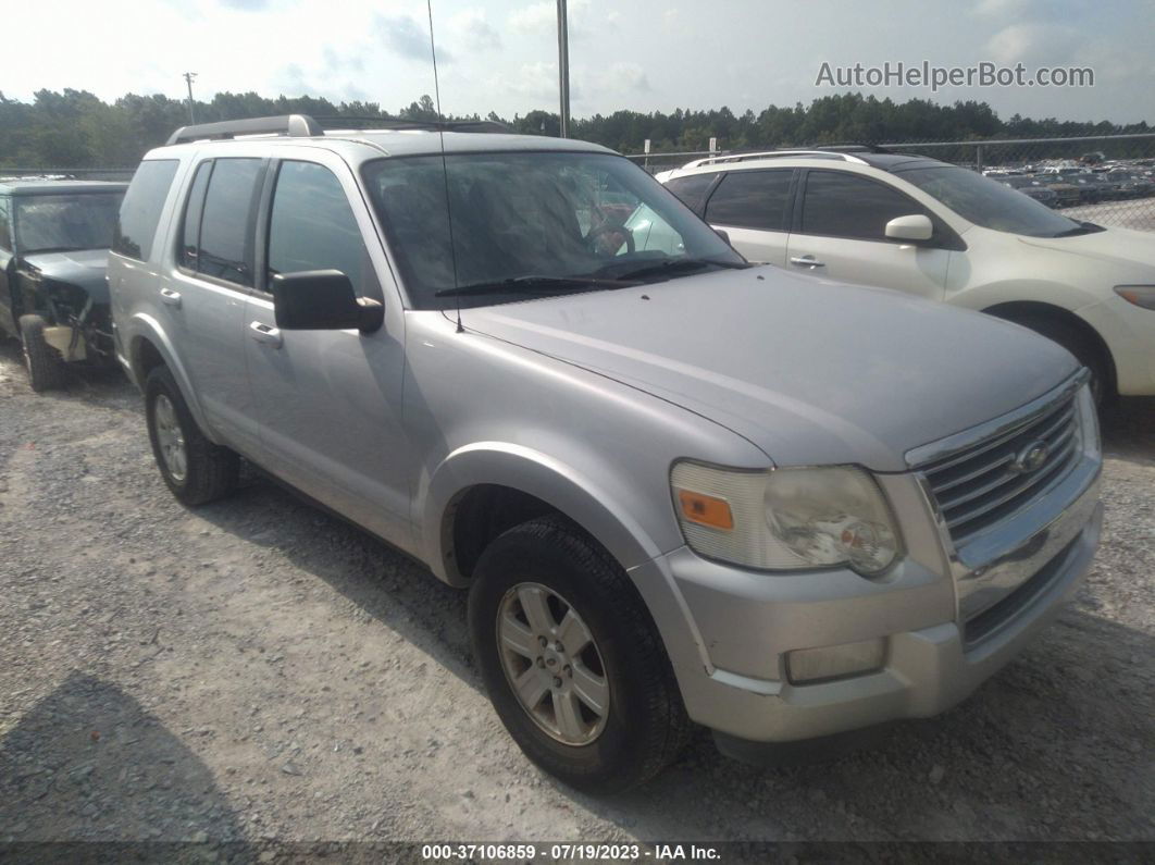 2010 Ford Explorer Xlt Silver vin: 1FMEU6DE6AUA30029