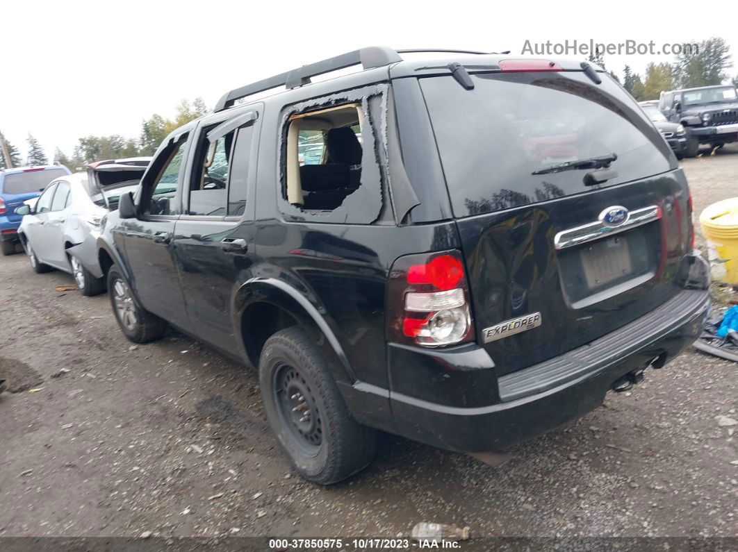 2010 Ford Explorer Xlt Black vin: 1FMEU6DE6AUA35148