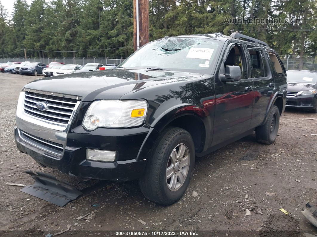 2010 Ford Explorer Xlt Black vin: 1FMEU6DE6AUA35148