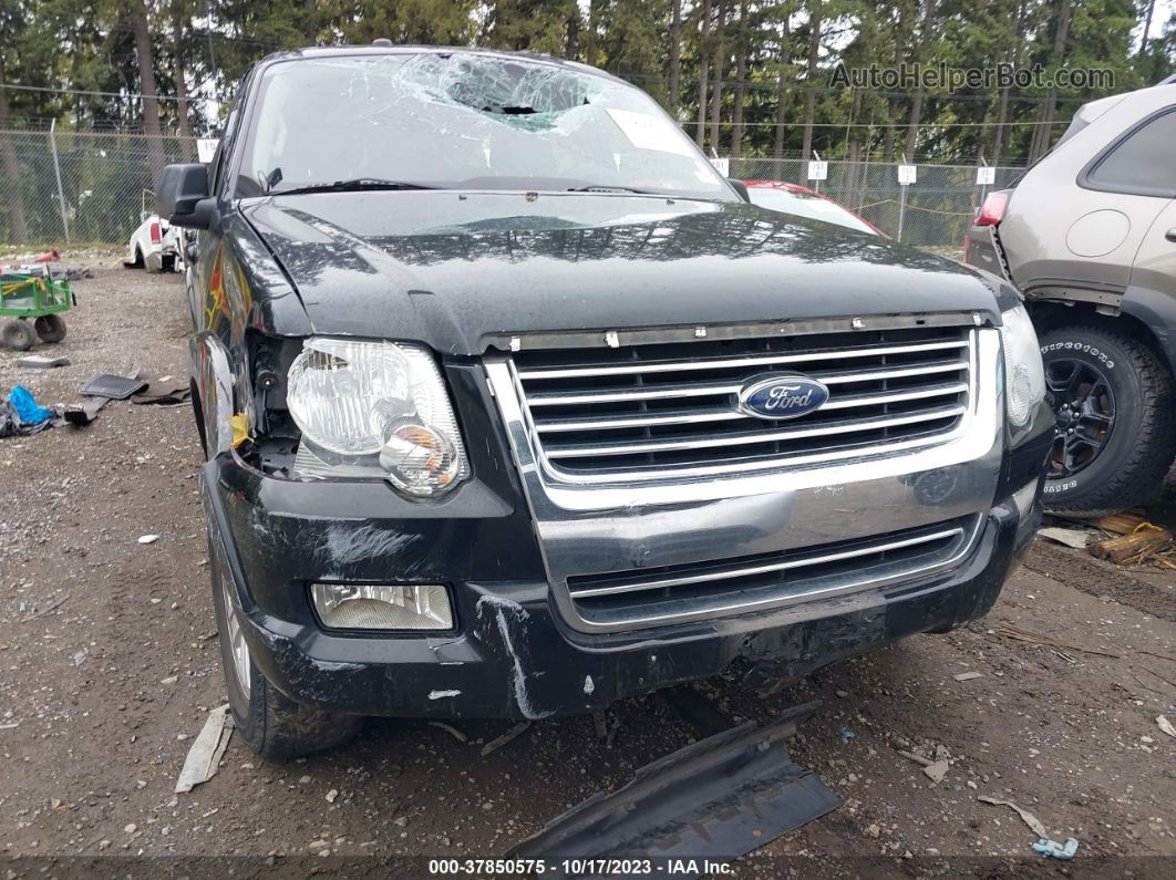 2010 Ford Explorer Xlt Black vin: 1FMEU6DE6AUA35148