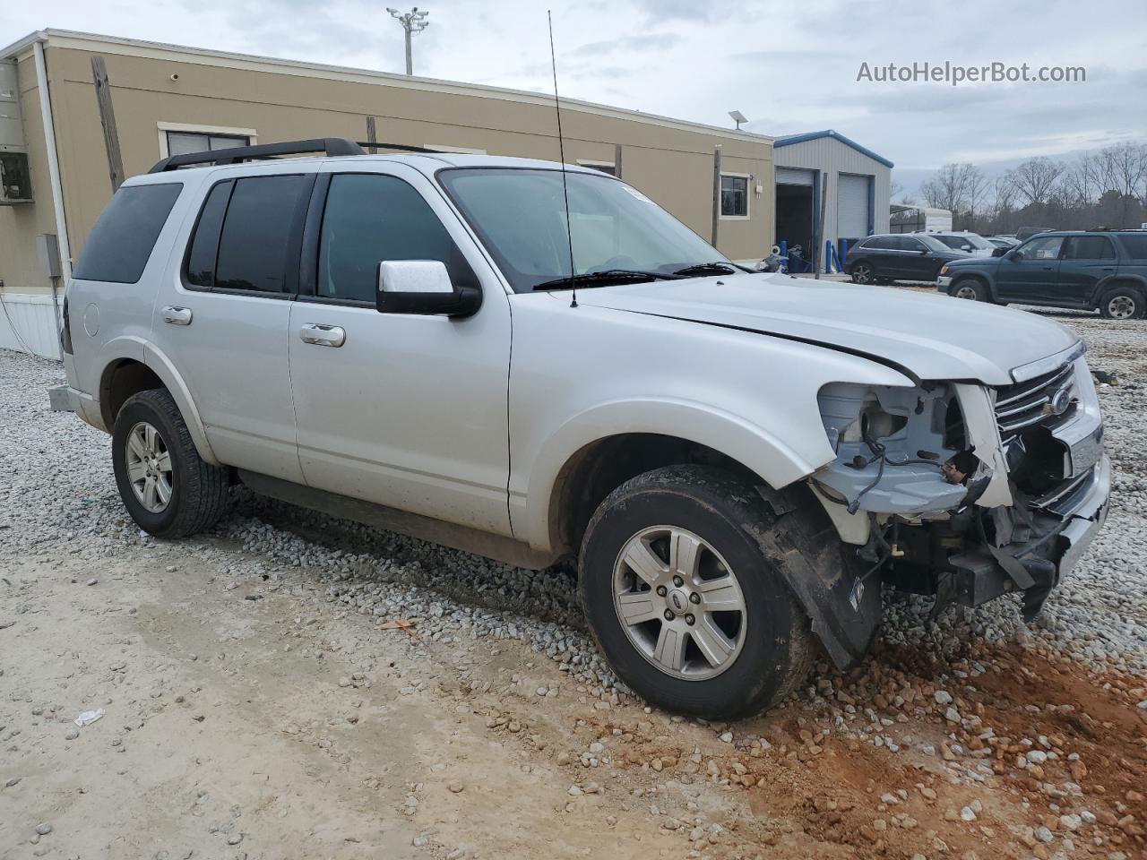 2010 Ford Explorer Xlt Silver vin: 1FMEU6DE6AUA47218