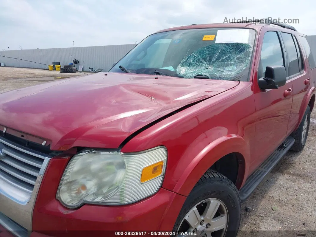 2010 Ford Explorer Xlt Red vin: 1FMEU6DE7AUA14762