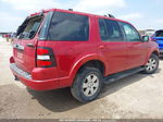 2010 Ford Explorer Xlt Red vin: 1FMEU6DE7AUA14762