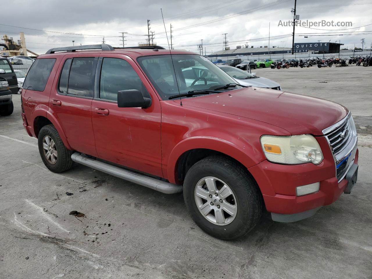 2010 Ford Explorer Xlt Red vin: 1FMEU6DE7AUA46580