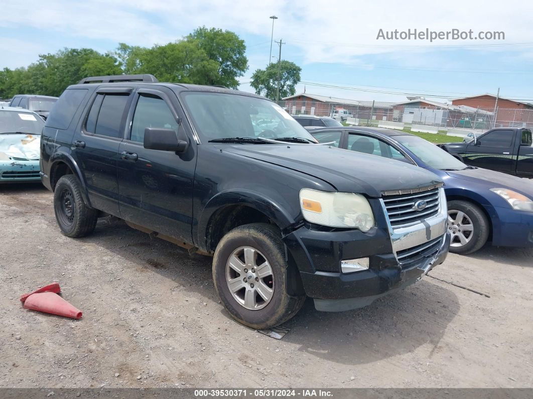 2010 Ford Explorer Xlt Black vin: 1FMEU6DE8AUA47298