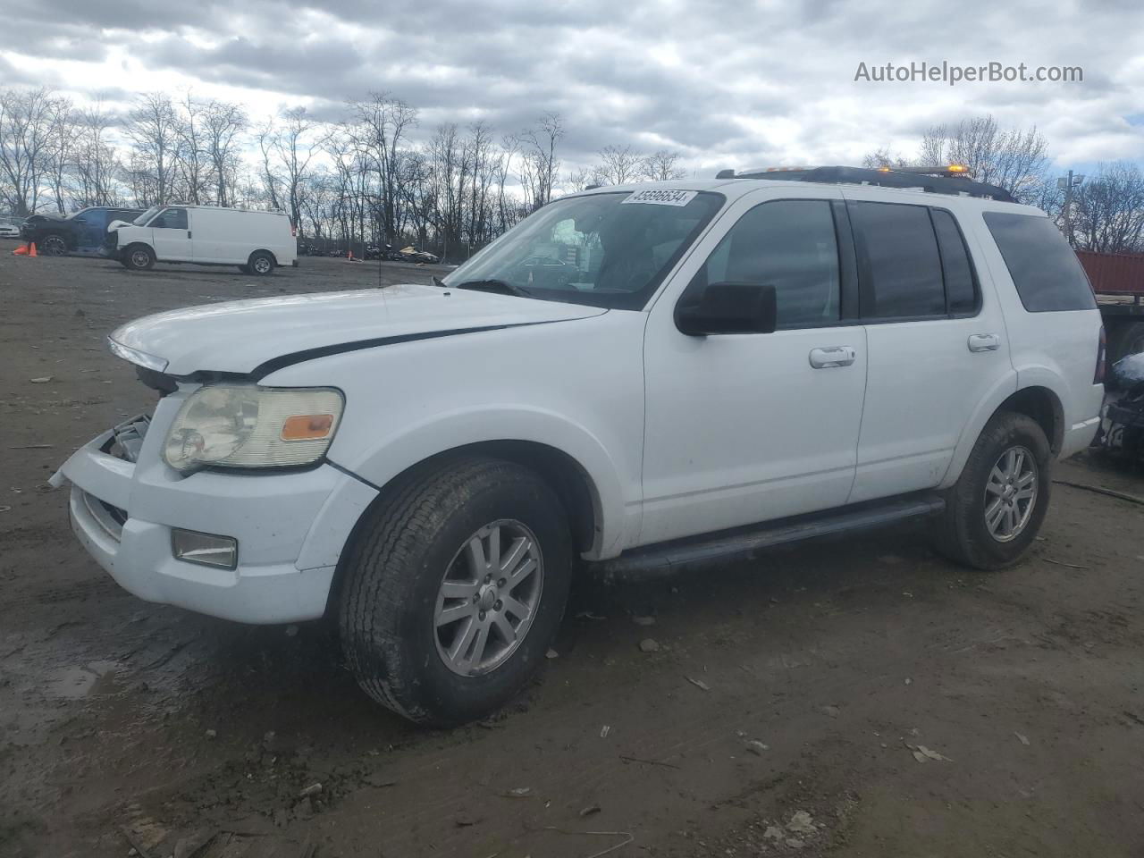 2010 Ford Explorer Xlt Белый vin: 1FMEU6DE9AUA81914