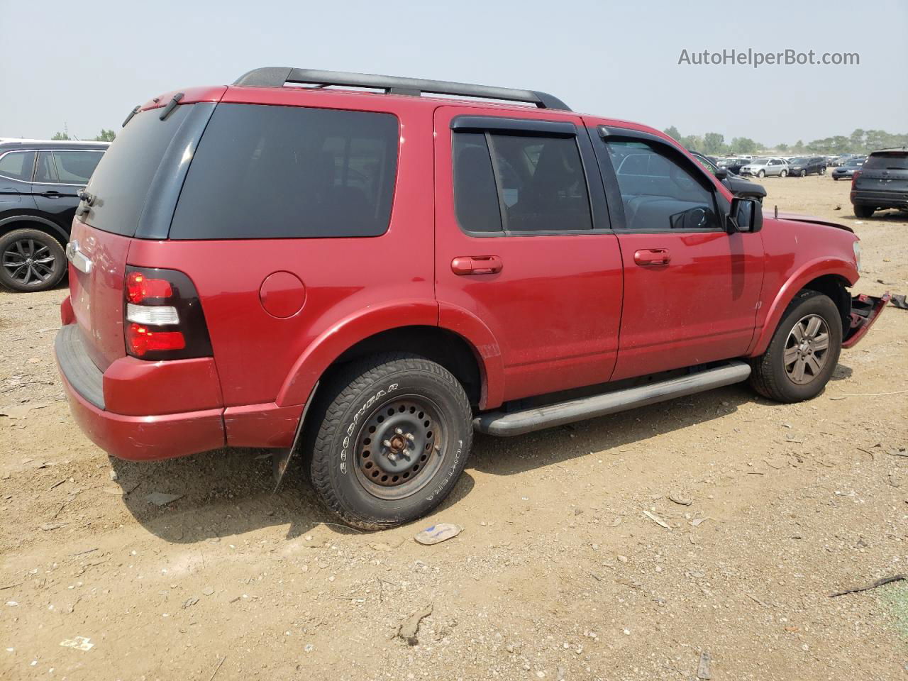 2010 Ford Explorer Xlt Red vin: 1FMEU6DEXAUA01391