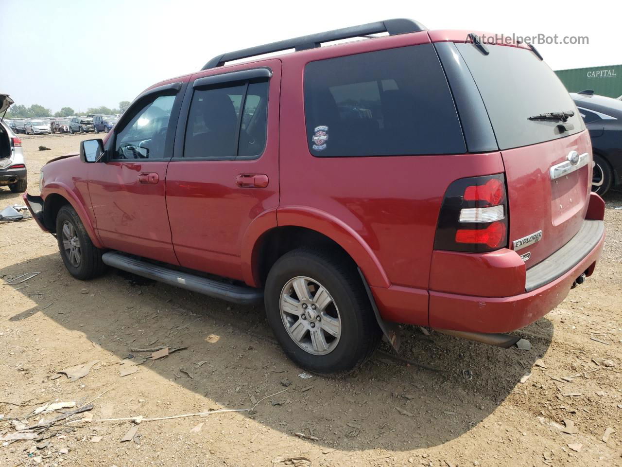 2010 Ford Explorer Xlt Red vin: 1FMEU6DEXAUA01391