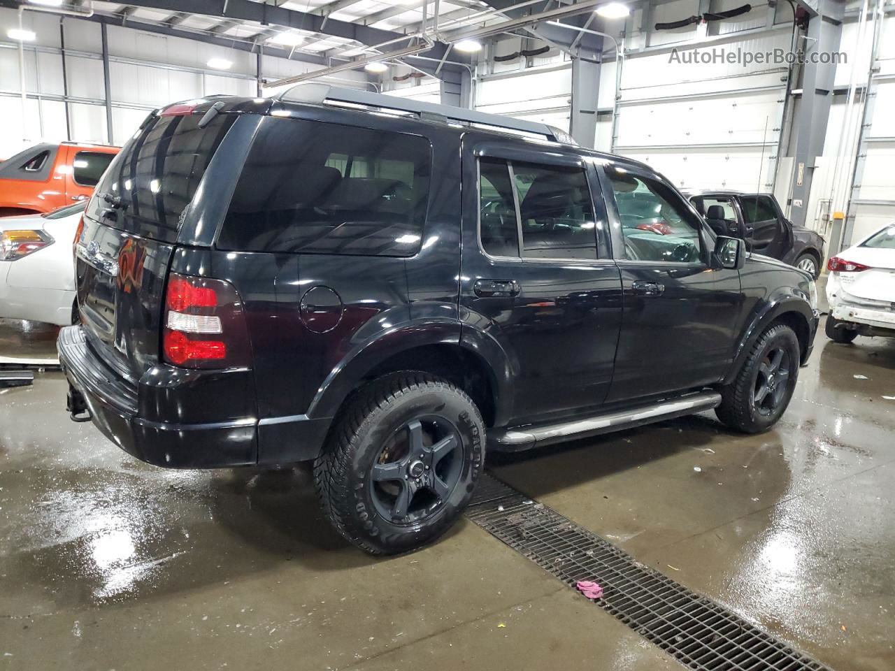 2010 Ford Explorer Xlt Black vin: 1FMEU6DEXAUA38098