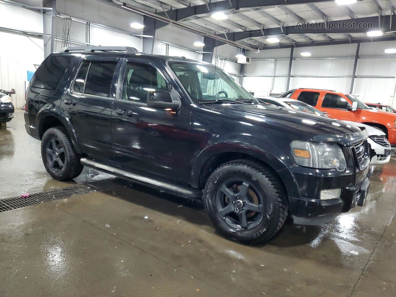 2010 Ford Explorer Xlt Black vin: 1FMEU6DEXAUA38098