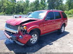 2010 Ford Explorer Xlt Red vin: 1FMEU6DEXAUA46105