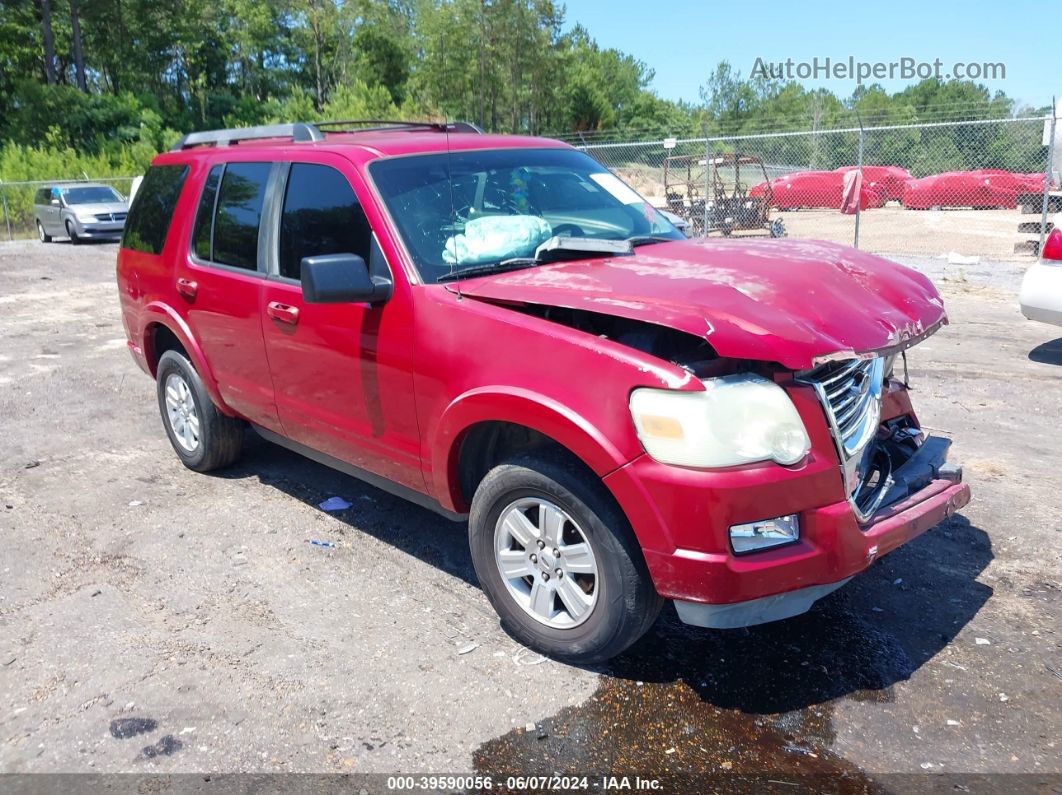 2010 Ford Explorer Xlt Red vin: 1FMEU6DEXAUA46105