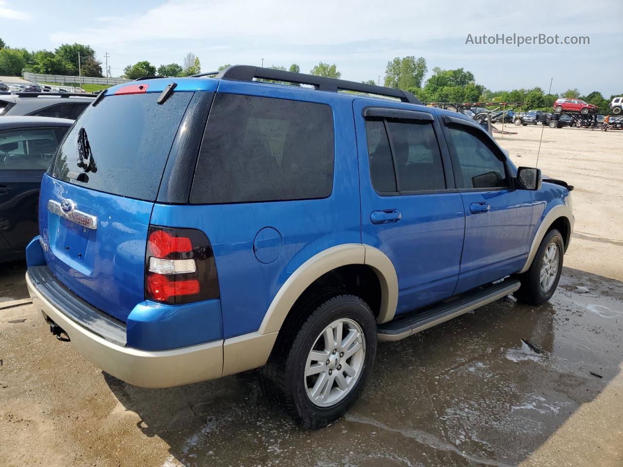 2010 Ford Explorer Eddie Bauer Синий vin: 1FMEU6EE0AUA87096