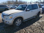 2010 Ford Explorer Eddie Bauer White vin: 1FMEU6EE1AUA08647