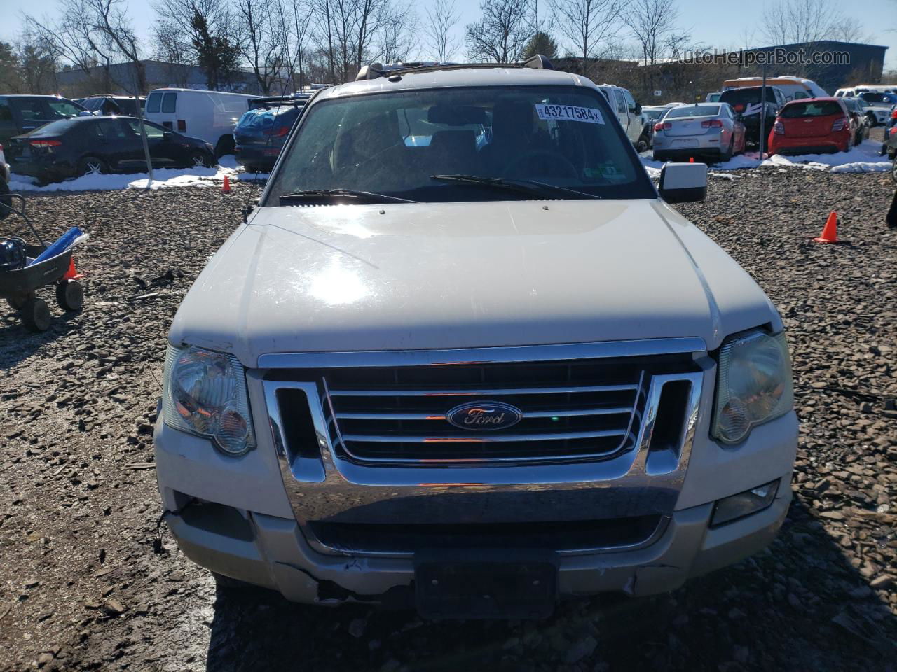 2010 Ford Explorer Eddie Bauer Белый vin: 1FMEU6EE1AUA08647