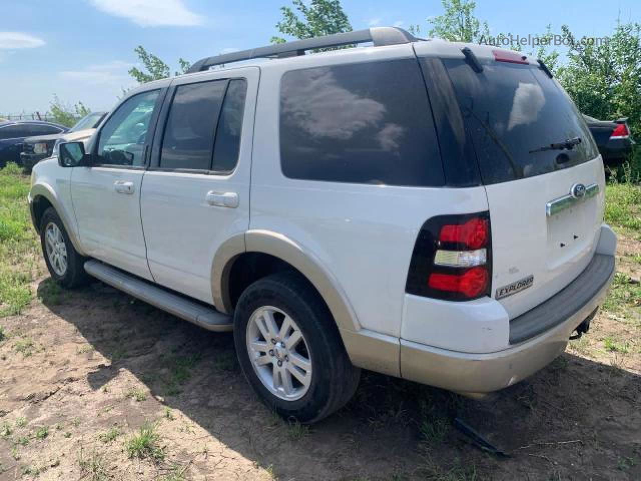 2010 Ford Explorer Eddie Bauer White vin: 1FMEU6EE1AUA94185