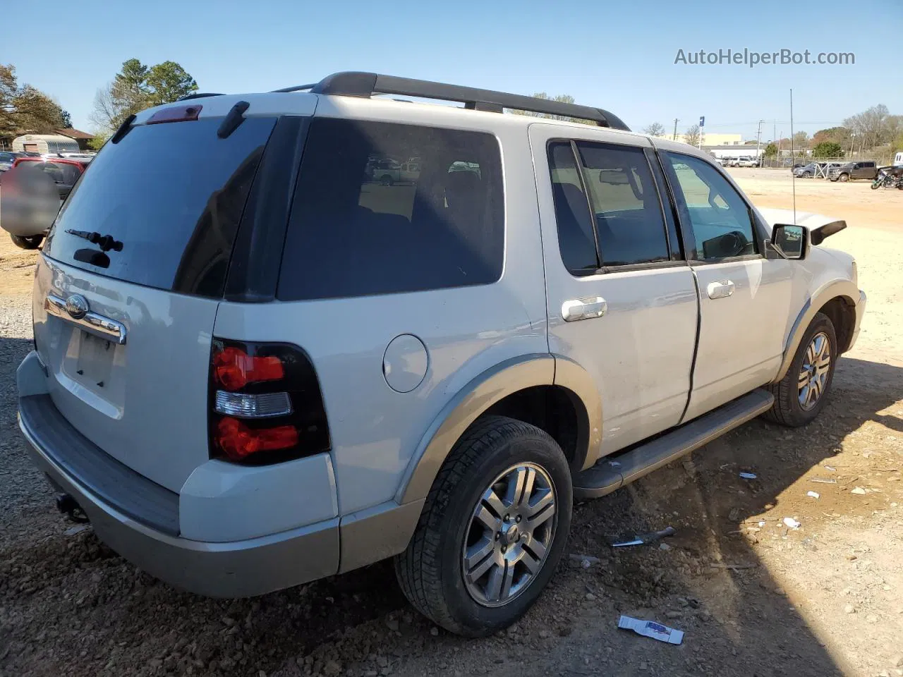 2010 Ford Explorer Eddie Bauer White vin: 1FMEU6EE1AUB02396