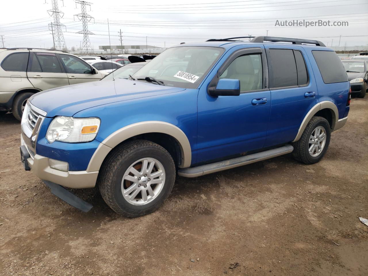 2010 Ford Explorer Eddie Bauer Blue vin: 1FMEU6EE2AUA18801