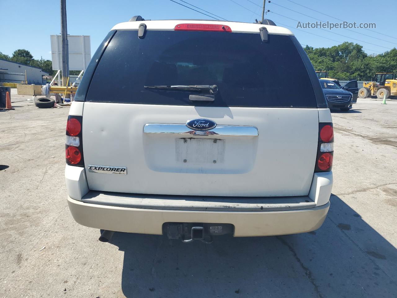 2010 Ford Explorer Eddie Bauer White vin: 1FMEU6EE2AUA38367