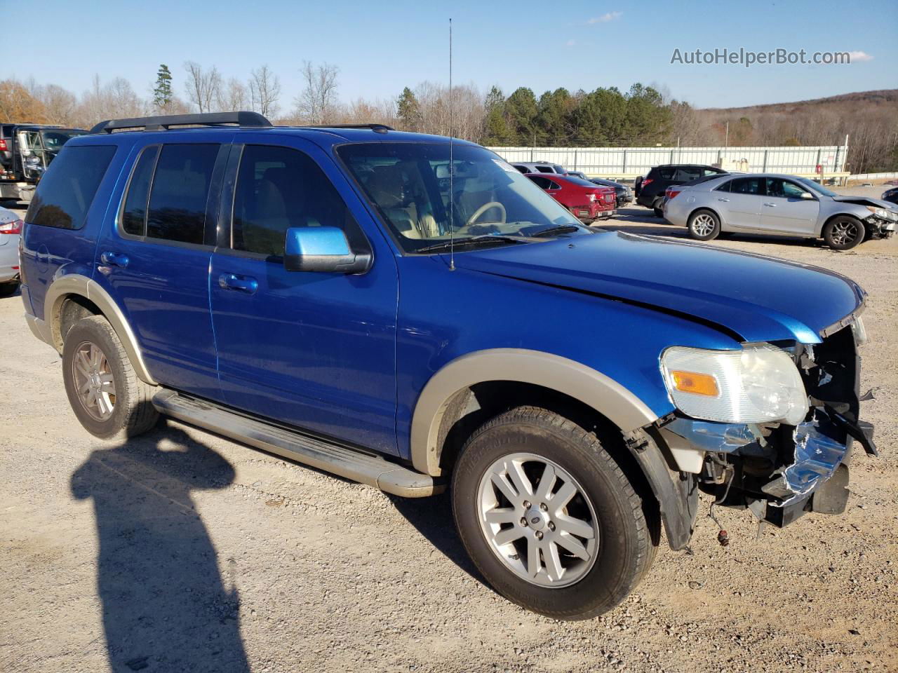 2010 Ford Explorer Eddie Bauer Синий vin: 1FMEU6EE2AUA46923