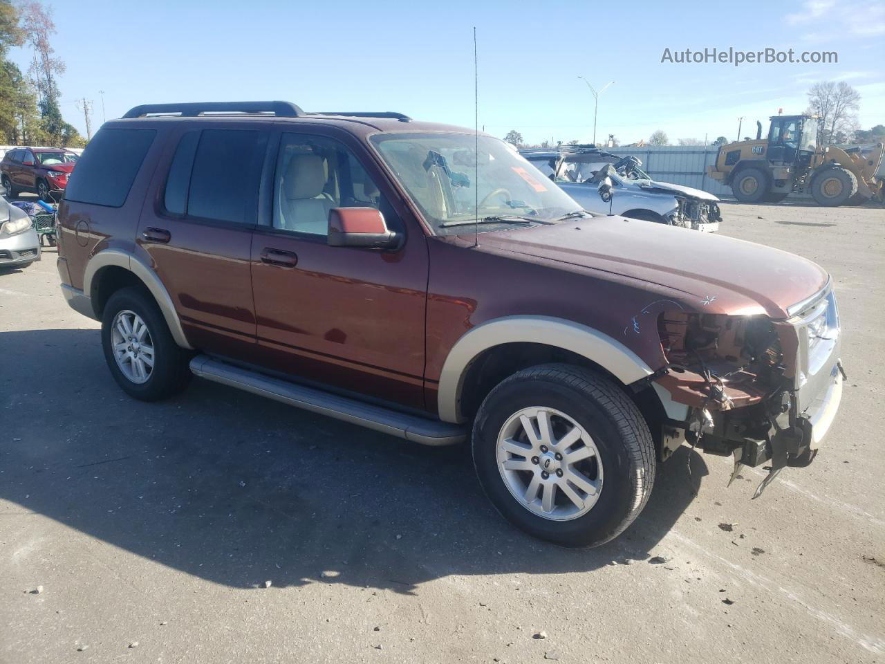 2010 Ford Explorer Eddie Bauer Brown vin: 1FMEU6EE3AUA71345