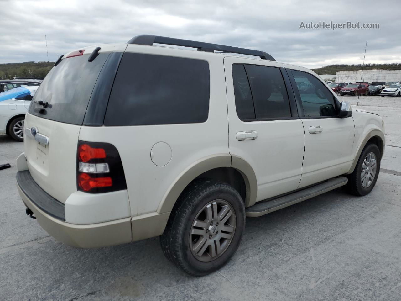 2010 Ford Explorer Eddie Bauer White vin: 1FMEU6EE8AUA24618