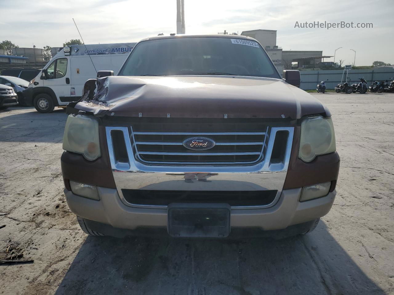 2010 Ford Explorer Eddie Bauer Темно-бордовый vin: 1FMEU6EE9AUA36549